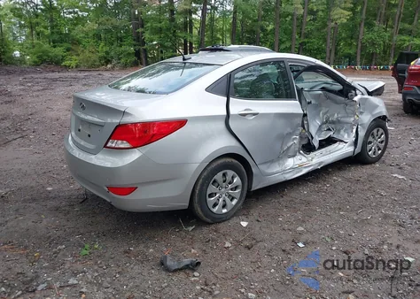 2017 Hyundai Accent Se из США, поврежденный, VIN KMHCT4AE8HU296827